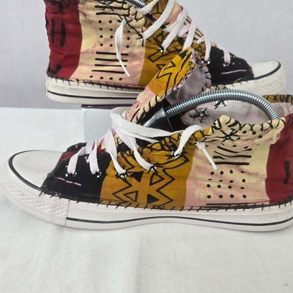 Converse All Star Patchwork X Custom High Top Sne… - image 1